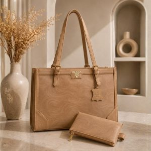 Classic 2 Pcs Tote Handbag Set