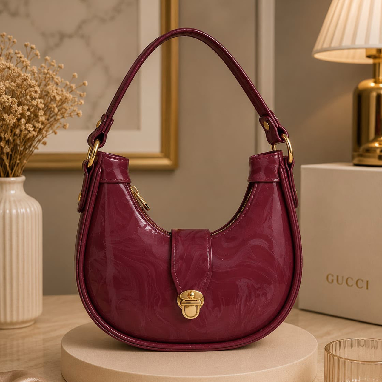 Crescent Shoulder Handbag